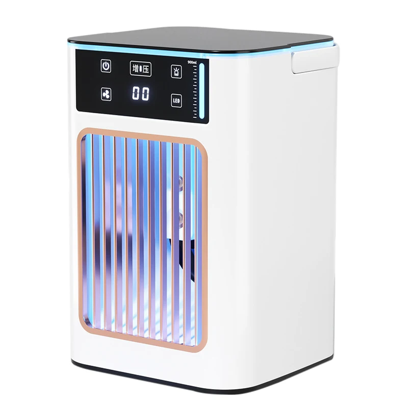 Mini ventilateur brumisateur USB avec bac à glaçons – Image 4