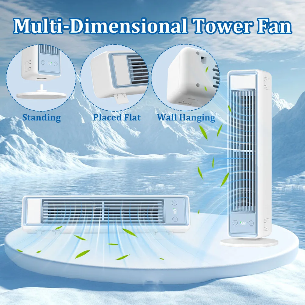ventilateur tour rechargeable