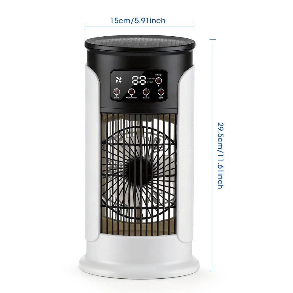 Mini ventilateur brumisateur USB avec veilleuse RGB — 3 modèles au choix – Image 7
