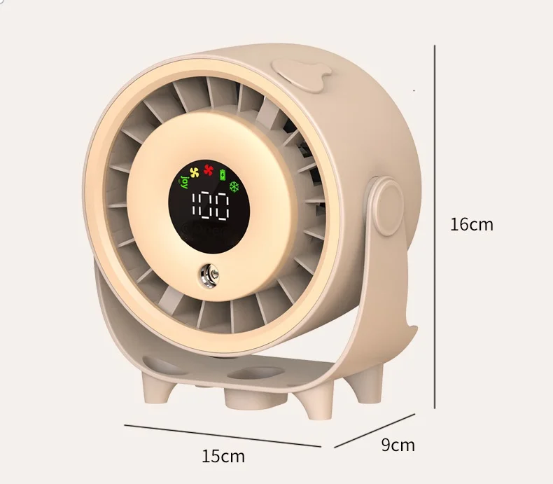 Ventilateur brumisateur USB écran digital — CREAROMA – Image 6