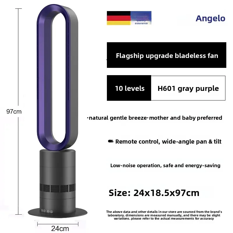 Ventilateur colonne 2-en-1 chauffant et purifiant — HAOYUNMA – Image 9