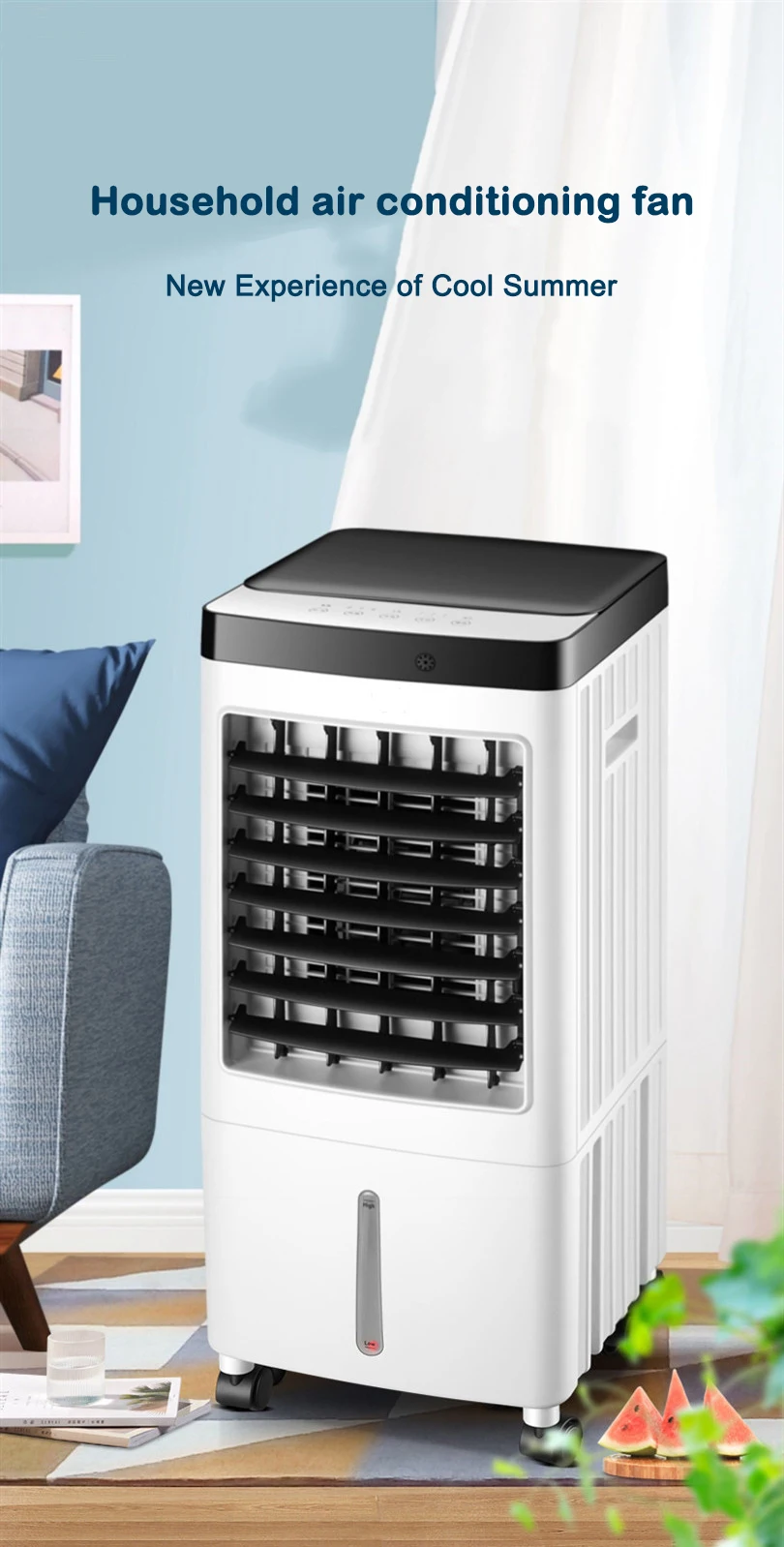 Refroidisseur d'air évaporatif 10L avec télécommande — DMWD – Image 5