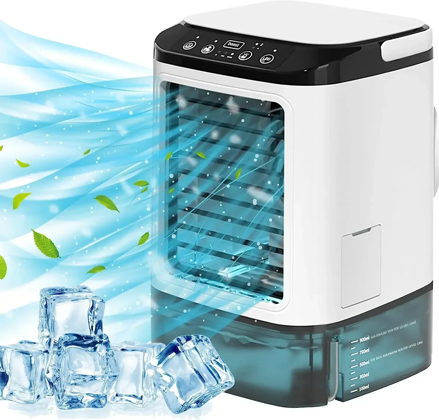 Mini ventilateur brumisateur USB HOMEFISH, réservoir 900ml – Image 5