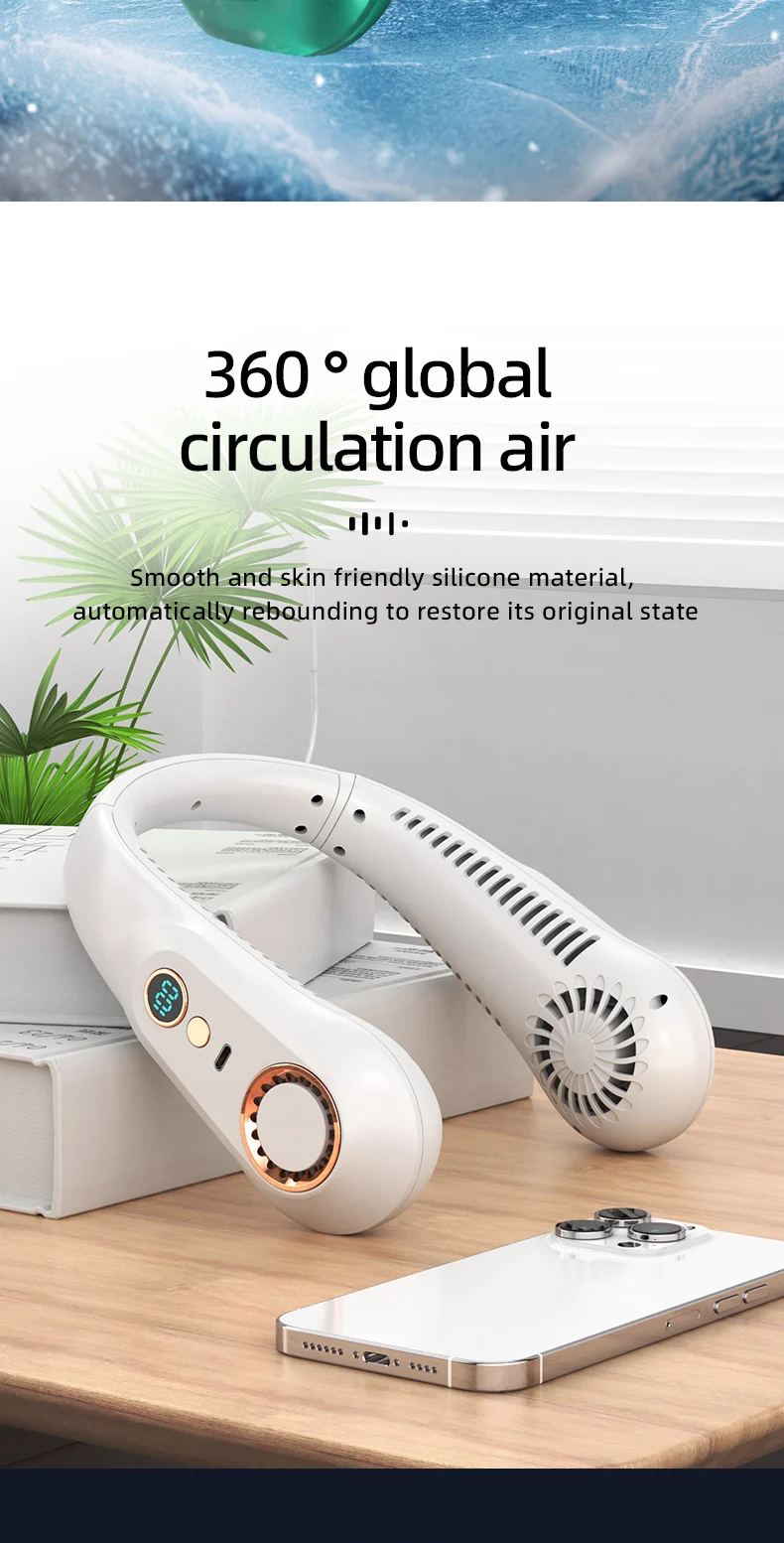 Ventilateur de cou portable sans pales — OUSSIRRO – Image 11