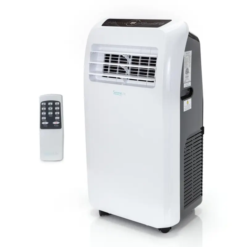 climatiseur mobile blanc avec commande climatiseur mobile blanc